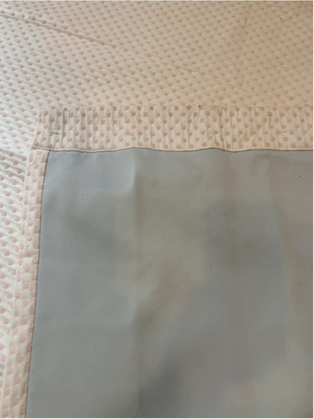 Pottery Barn Kids Chenille Raised Polka Dot Curtains & Drapes Set 3 Light Block